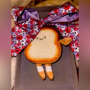 Mr. Toasty Coin Purse with Floral Twilly. New